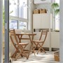 ASKHOLMEN, стол и 2 раскладных стула, открытый 595.290.99