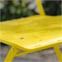 SUNDSÖ, стол и 2 складных стула, открытый ярко-желтый/ярко-желтый 495.730.35