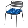 LÄCKÖ, стул с подлокотниками, открытый, темно-серый/Klösan dark blue 395.763.03