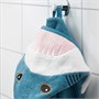 BLÅVINGAD, полотенце с капюшоном, в форме акулы/серо-голубой 705.284.42