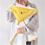 GRÖNFINK, детское полотенце с капюшоном, желтое 505.723.70