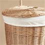 TOLKNING, корзина для белья с колесиками, ива ручной работы 505.126.25