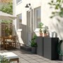 SUNDSÖ, шкаф, антрацит наружный/внутренний 605.841.84