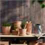 MUSKOTBLOMMA, кастрюля с блюдцем, внутри/снаружи терракотовая 104.548.87