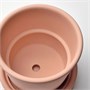 MUSKOTBLOMMA, кастрюля с блюдцем, внутри/снаружи терракотовая 104.548.87