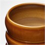 HASSELBUKETT, растительный горшок, внутренний/наружный/коричнево-желтый 606.218.22