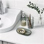 BROFJÄRDEN, Набор для ванной комнаты, 3 предмета, серый 405.815.44