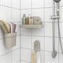 ÖBONÄS, тройной крючок на присоске, серо-бежевый 606.060.96