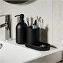 GANSJÖN, Набор для ванной комнаты, 3 предмета, черный 705.870.40