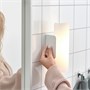 HAVSDUN, Светодиодный настенный светильник, белый с регулируемой яркостью/белое матовое стекло 104.992.54
