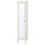 HEMNES, высокий шкаф с зеркальной дверцей, белый 102.176.69