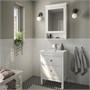 HEMNES / ORRSJÖN, умывальник с ящиками/умывальник/кран, белый 395.467.83