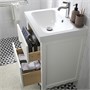 HEMNES / ORRSJÖN, умывальник с ящиками/умывальник/кран, белый 395.467.83