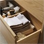 ÄNGSJÖN / BACKSJÖN, умывальник с ящиками/умывальник/смеситель, под дуб/под белый мрамор 995.160.71