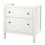HEMNES, умывальник с 2 ящиками, белый 802.176.61