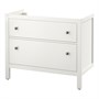 HEMNES, умывальник с 2 ящиками, белый 802.176.61