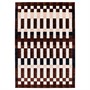 MARKBLÅMME, ковер, низкий ворс, разноцветный/клетчатый узор 706.257.06