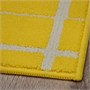 VÄNDPLATS, ковер, низкий ворс, желтый/клетчатый 306.009.44