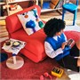 IKEA PS 2026, ковер, низкий ворс, кремовый/красный 306.194.01