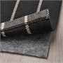 RIDSTIG, ковер, безворсовый, серый/белый 006.009.69