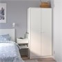 KLEPPSTAD, шкаф-купе с 2 дверцами, белый 104.372.37