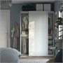 PAX / HASVIK, комбинация гардероба, белый/белый 896.096.74