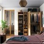 PAX / STORKLINTA, Комбинация гардероба, серо-бежевый/дубовый эффект 196.250.69