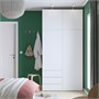 PLATSA, шкаф 4 двери+3 ящика, белый/Фонн белый 696.249.15