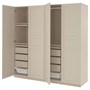 PAX / FLISBERGET, комбинация гардероба, серо-бежевый/светло-бежевый 794.298.57