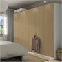PAX / STORKLINTA, Комбинация гардероба, эффект белый/дуб 295.629.24