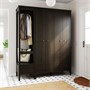 IDANÄS, Комбинация гардероба, темно-коричневый 793.883.19
