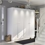 PAX / GULLABERG, комбинация гардероба, белый/белый 896.096.07