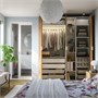 PAX / STORKLINTA, Комбинация гардероба, под белый дуб/белый 496.072.19