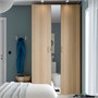 PAX / FORSAND/ÅHEIM, Гардеробная комбинация, белый белый/зеркальное стекло 396.218.19