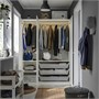 PAX / GULLABERG, комбинация гардероба, белый/белый 795.615.59
