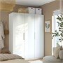 PAX / FORSAND, комбинация гардероба, белый/белый 596.094.30