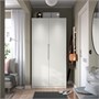 PAX / TONSTAD, комбинация гардероба, белый/белый 396.099.40