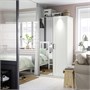 PAX / KAMMARTORP/GULLABERG, Гардеробная комбинация, белое зеркальное стекло/серо-белый 895.725.24