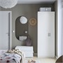 PAX / FORSAND, комбинация гардероба, белый/белый 896.093.96
