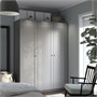 PAX / GULLABERG, Комбинация гардероба, темно-серый/темно-серый 295.615.28