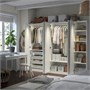 PAX / GULLABERG, комбинация гардероба, белый/белый 896.096.45