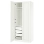 PAX / GULLABERG, комбинация гардероба, белый/белый 096.095.69