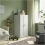 SMÅSTAD / PLATSA, шкаф-купе, белый с каркасом/с 3 полками 394.833.56