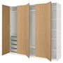 PAX / STORKLINTA, Комбинация гардероба, эффект белый/дуб 996.098.76