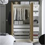 PAX / STORKLINTA, Комбинация гардероба, эффект белый/дуб 395.625.51