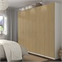 PAX / STORKLINTA, Комбинация гардероба, эффект белый/дуб 795.628.51