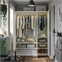 PAX / GULLABERG, комбинация гардероба, белый/белый 395.630.27