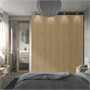 PAX / STORKLINTA, Комбинация гардероба, серо-бежевый/дубовый эффект 095.627.79