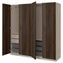PAX / STORKLINTA, Комбинация гардероба, серо-бежевый/дубовый эффект 095.627.79