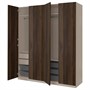 PAX / STORKLINTA, Комбинация гардероба, серо-бежевый/дубовый эффект 095.627.79